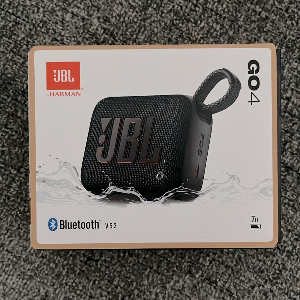 JBL GO4 Portable Wireless Speaker Bluetooth Waterproof Dust Proof Free Shipping
